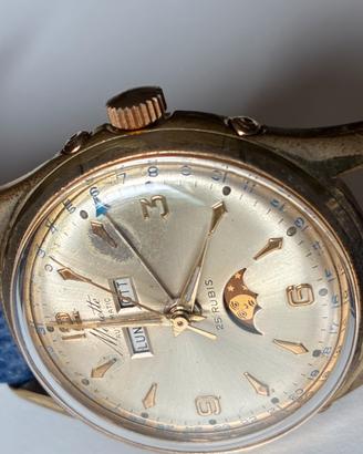 Orologio automatico tripla data com fasi lunari