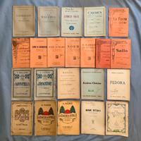 Libretti d’opera, spartiti musicali, memorabilia
