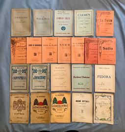 Libretti d’opera, spartiti musicali, memorabilia
