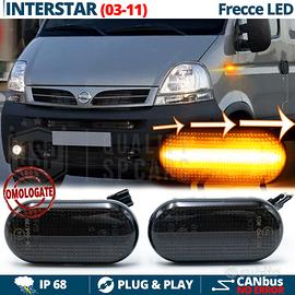 Frecce LED DINAMICHE per NISSAN INTERSTAR Nere