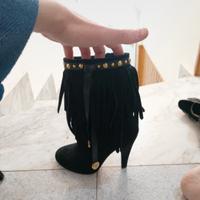 Stivali Gucci frange nero. Numero 36. Originali