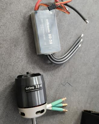 Motore Brushless Actro 32-4 + Regolatore 80A