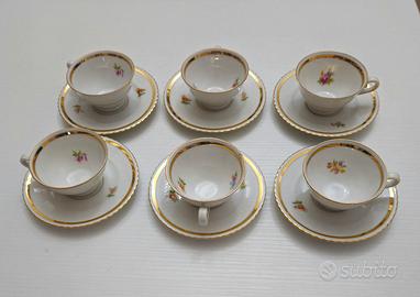 6 TAZZE/PIATTI DA CAFFE' VINTAGE SELTMANN WEIDEN