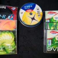 DVD + CD Registrabili vergini 700MB + 4GB + 8GB