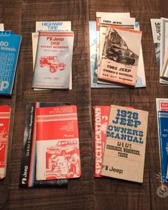 Jeep CJ manuali