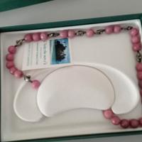 Girocollo in Rodonite e argento 925%
