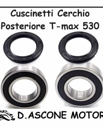 2 CUSCINETTI RUOTA POSTERIORE E PARAOLI TMAX 530 2