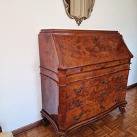 Cassettiera secretaire in stile barocco