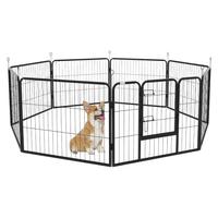 Recinto per cani in acciaio INTERNO/ESTERNO