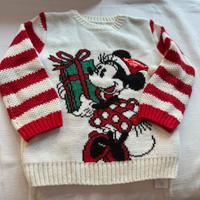 Disney Christmas/maglione Natale 4 anni 104cm
