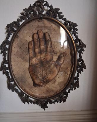 Raro Quadro Esoterico 3D – Mano da Chiromanzia