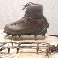 Scarponi "SCARPA" Asolo Tg45 Alpinismo neve ghiacc