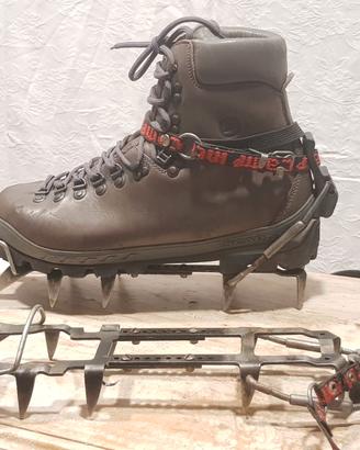 Scarponi "SCARPA" Asolo Tg45 Alpinismo neve ghiacc