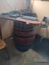 Tavolo Botte in Legno Massello Rustico - Barrique