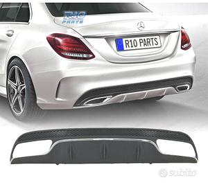DIFFUSORE MERCEDES CLASSE C W205 15-18 LOOK AMG