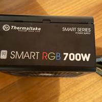 Thermaltake Smart RGB Alimentatore da 700 W, Nero 