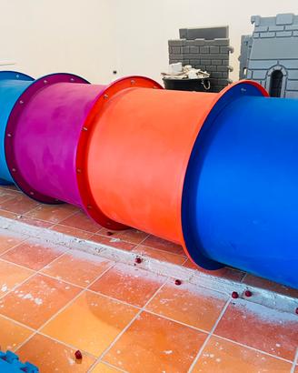 Scivolo a tubo playground ludoteca