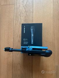 Microfono com cavalletto portattile