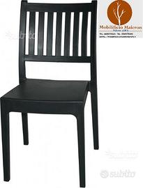 Sedie cod 8028 in polipropilene nuove