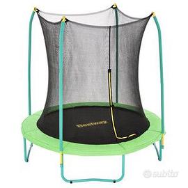 Trampolino Elastico Da Giardino 244 Cm Con Rete