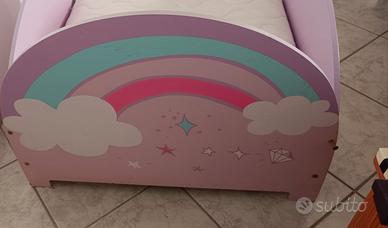 Lettino bambina con materasso ortopedico 