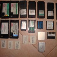 Batterie di moltissimi cellulari vintage