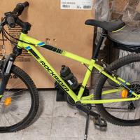 Mountain bike Rockrider ST 500 giallo fluo.24 pol
