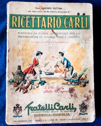 A. Pettini, RICETTARIO CARLI, ediz. Speciale 1961