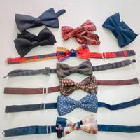  Papillon uomo vari colori e fantasie 