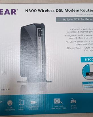 Modem NETGEAR N300 Wireless DSL Modem Router