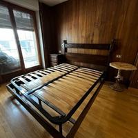 Camera matrimoniale dal sapore rustico