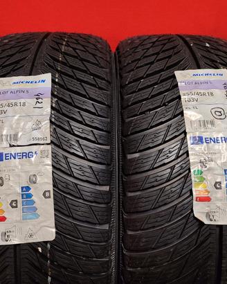 255 45 18 Gomme Invernali Michelin New 255 45 18