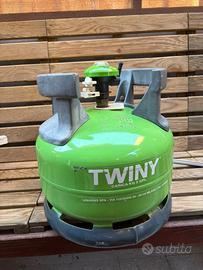 Bombola gas, gpl, metano twiny carica kg 5 gpl
