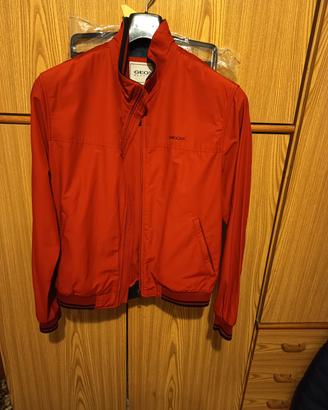 giacca giubbotto uomo Geox rosso taglia 48/50