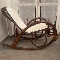 Sedia a dondolo vintage