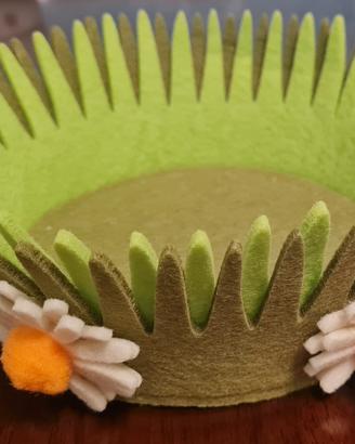 Epositore sottovaso in panno per piante