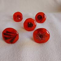 Pomelli in vetro di Murano