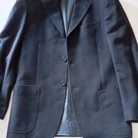 giacca nera invernale uomo lana e cashmere