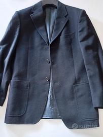 giacca nera invernale uomo lana e cashmere