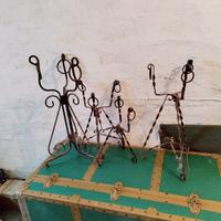 Portafiori in ferro battuto 