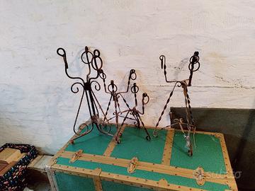 Portafiori in ferro battuto 