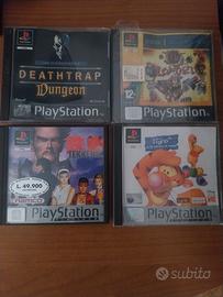 4 videogiochi originali per playstation 1 pal ita