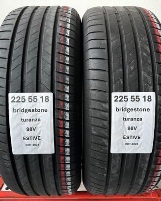 2 gomme 225 55 18 BRIDGESTONE