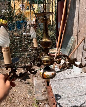 Lampadario, modernariato, stile novecento