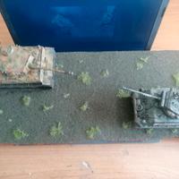 Diorama 1:35 Sherman FURY contro TIGER tedesco