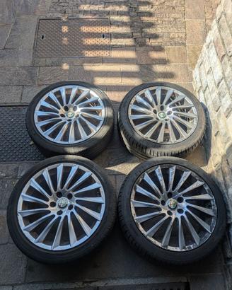 Set Gomme + Cerchioni Alfa Romeo Giulietta