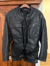 Giacca Belstaff Trialmaster in pelle nera
