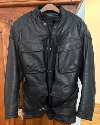 Giacca Belstaff Trialmaster in pelle nera