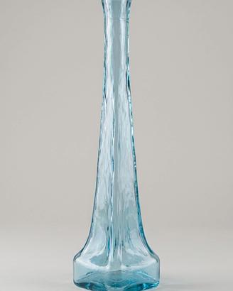 VASO ALTO IN VETRO AZZURRINO ALTO 4242 cm