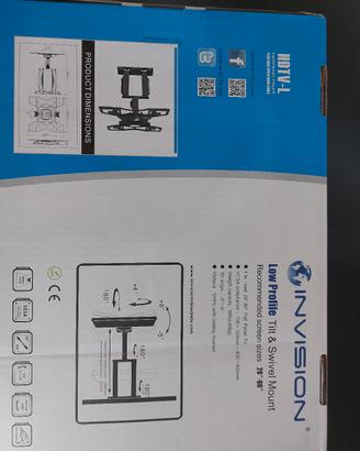 Supporto TV da parete Invision HDTV-L – NUOVO,